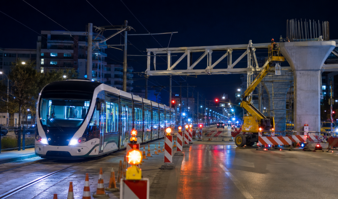 Konya’da Yazır Tramvay Durağı Üstgeçit Yapım İşi nedeniyle 15 Temmuz’u