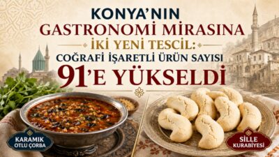 Konya’nın köklü mutfak kültürünün önemli lezzetlerinden Karamık Otlu Çorba ile