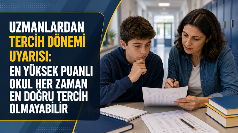 LGS sonuçları öncesi uzmanlar, tercih sürecinde yalnızca puana değil, öğrencinin