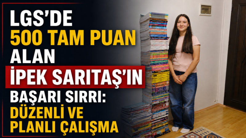 Sivas’ın Şarkışla ilçesinde Liselere Geçiş Sistemi kapsamındaki merkezi sınavda tüm