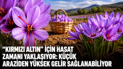Dünyanın en değerli baharatları arasında yer alan safran, ekim ve