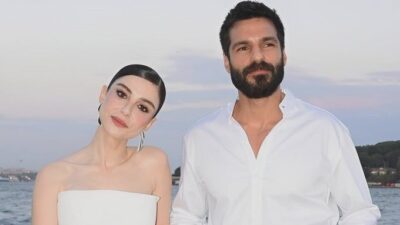 2022 yılında nikah masasına oturan oyuncu Serkan Çayoğlu ile Özge