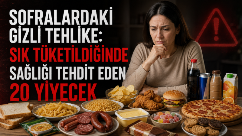 Günlük beslenmenin vazgeçilmezleri arasında görülen beyaz ekmekten işlenmiş et ürünlerine,