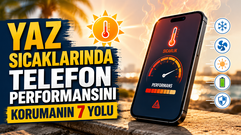 Yüksek hava sıcaklıkları, akıllı telefonların performansını ve batarya verimliliğini olumsuz