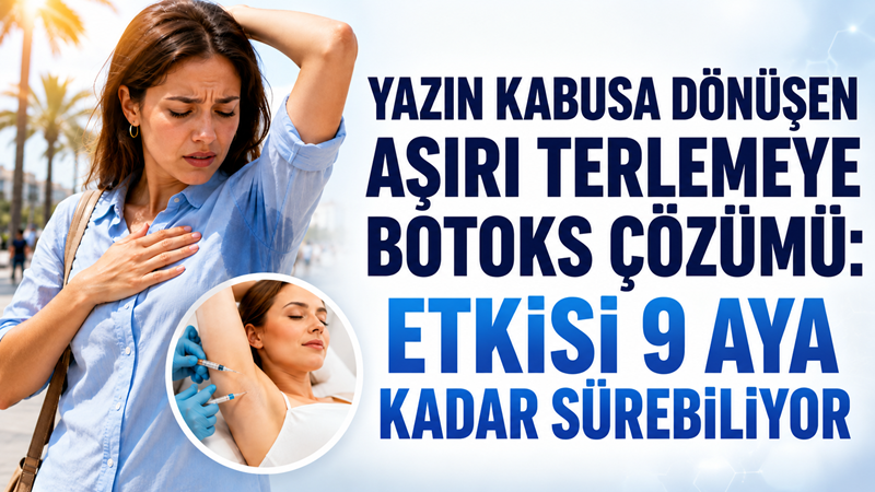 Yaz aylarında artan sıcaklıklarla birlikte koltuk altı, avuç içi, ayak