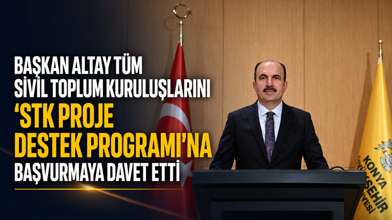 Konya Büyükşehir Belediyesi, kentte faaliyet gösteren sivil toplum kuruluşlarının çalışmalarını