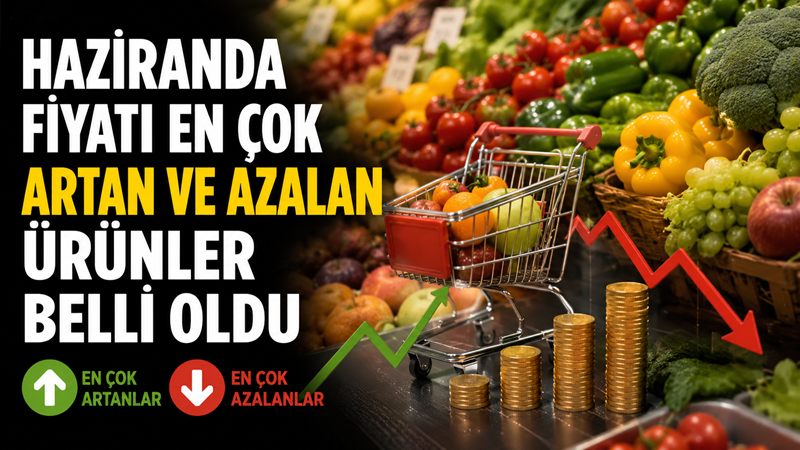 Tüketici fiyatları bazında haziranda en yüksek fiyat artışı yüzde 54,26