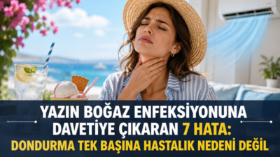 Yaz aylarında klima kullanımı, yetersiz su tüketimi, aşırı soğuk içeceklerin