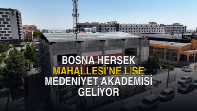 Konya Büyükşehir Belediyesi tarafından Bosna Hersek Mahallesi’nde yapımı sürdürülen Talha