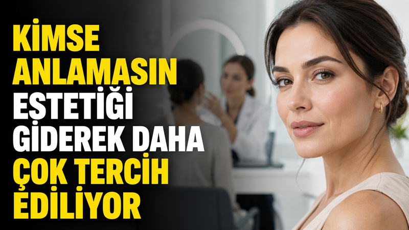 Estetik cerrahide belirgin ve kolay fark edilen değişimler yerine, kişinin