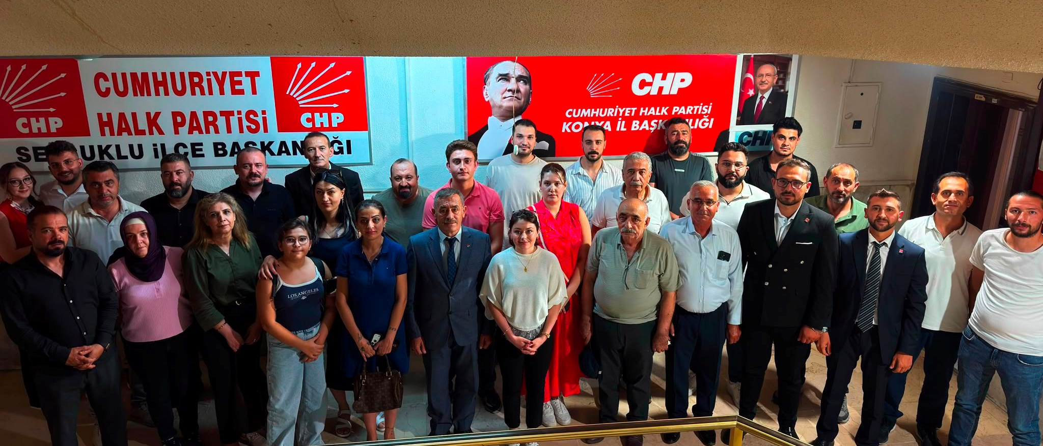 CHP Konya İl Başkanlığına atanan Refik Serttaş başkanlığında oluşturulan yeni