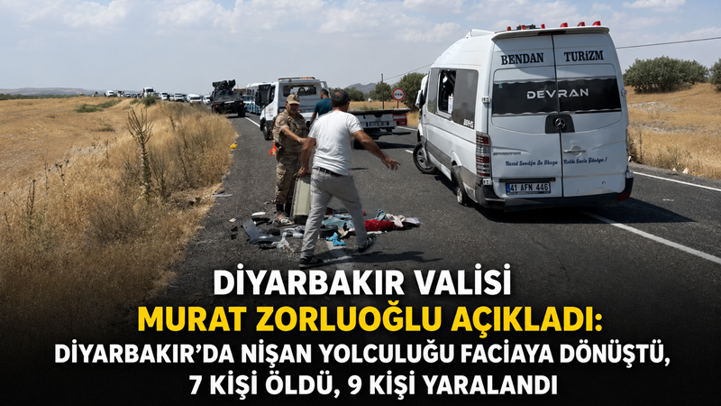 Diyarbakır’ın Lice ilçesinde, Muş’taki bir nişan törenine gitmek üzere yola