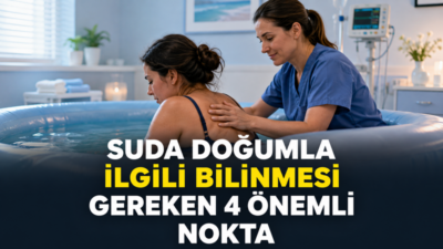 Son yıllarda anne adaylarının tercihleri arasında yer alan suda doğum,