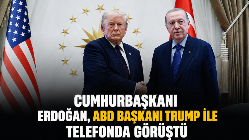 Cumhurbaşkanı Recep Tayyip Erdoğan ile Amerika Birleşik Devletleri Başkanı Donald