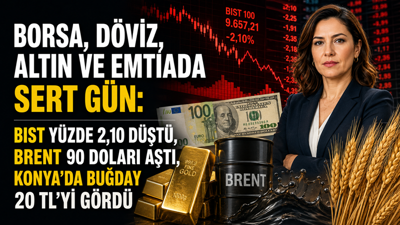 Borsa İstanbul ağustos ayının son işlem gününü sert satışlarla tamamladı.
