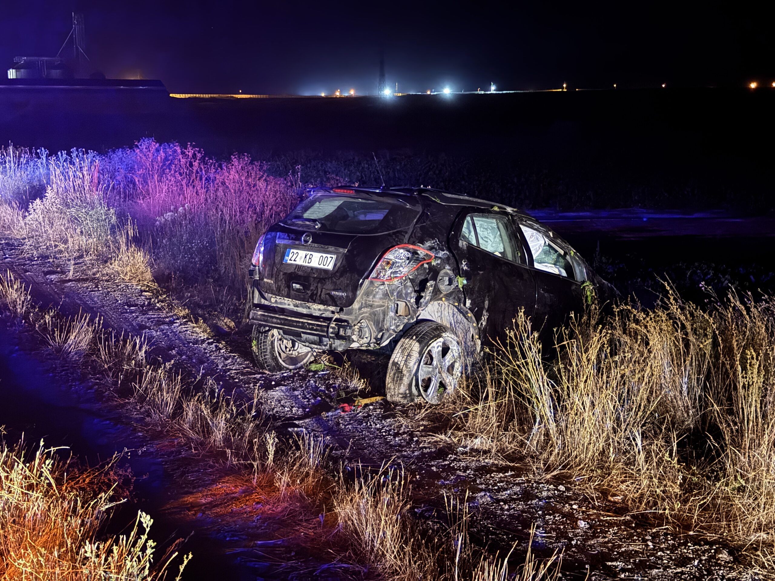 Kayseri’nin Bünyan ilçesinde devrilen otomobilde 11 yaşındaki Jinda Gökçe hayatını