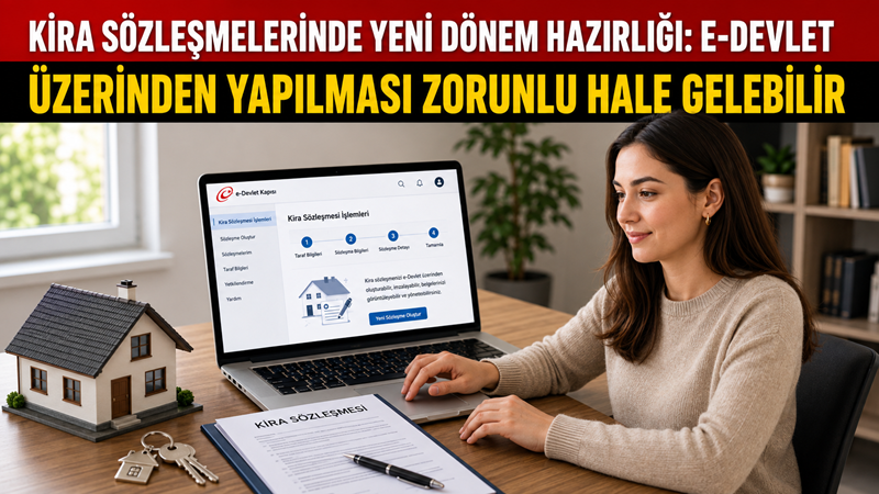 Hazine ve Maliye Bakanlığı, kira sözleşmelerinin e-Devlet Kapısı üzerinden hazırlanmasını