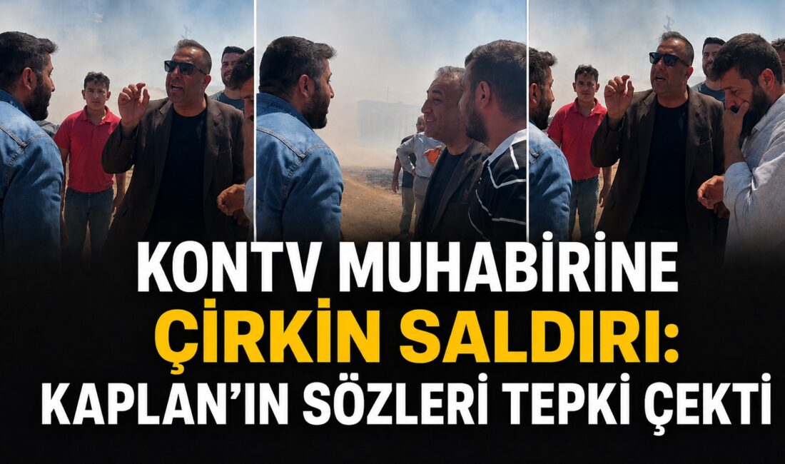Konya’nın Karatay ilçesinde çiftçilerin kuyu kapatma eylemini takip eden KONTV