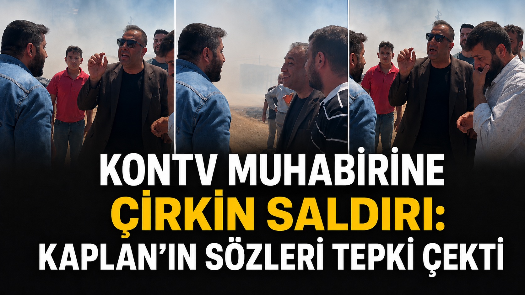 Konya’nın Karatay ilçesinde çiftçilerin kuyu kapatma eylemini takip eden KONTV