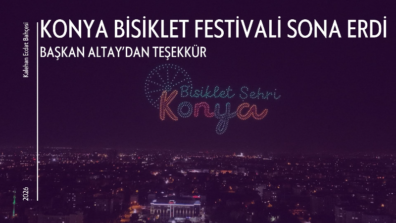 Konya Büyükşehir Belediyesi tarafından Kalehan Ecdat Bahçesi’nde düzenlenen Konya Bisiklet