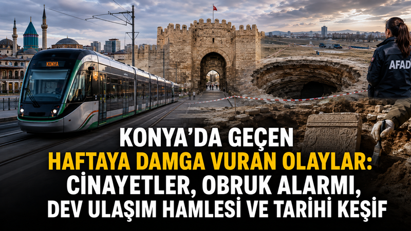 Konya, 7-13 Ağustos 2026 haftasında birbirinden çarpıcı gelişmeler yaşadı. Kent