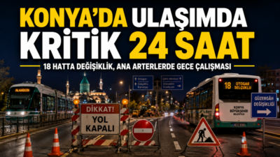 Konya Büyükşehir Belediyesi Afet Koordinasyon Merkezi (AKOM), kent genelinde sürdürülen