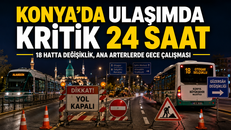 Konya Büyükşehir Belediyesi Afet Koordinasyon Merkezi (AKOM), kent genelinde sürdürülen