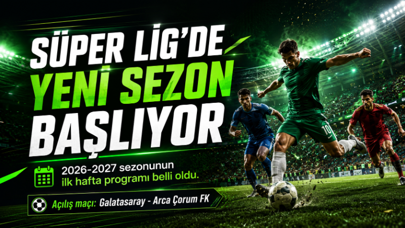 Trendyol Süper Lig’de 2026-2027 sezonu heyecanı başlıyor. TÜMOSAN Konyaspor, yeni