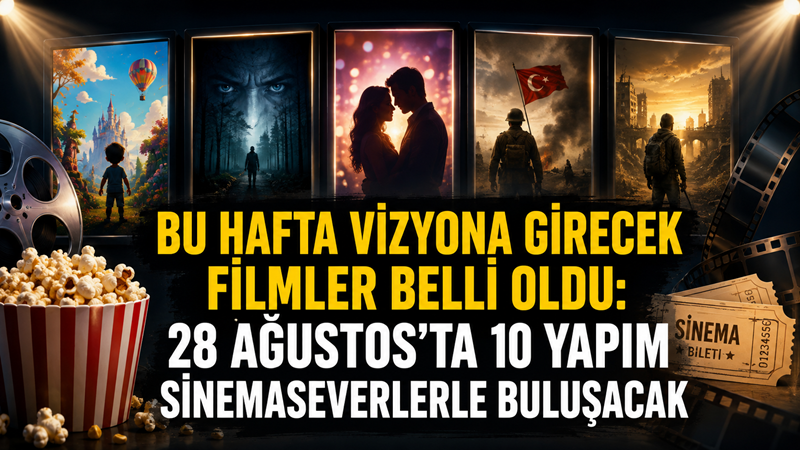 Sinema salonlarında bu hafta aksiyon, drama, korku, animasyon ve romantik