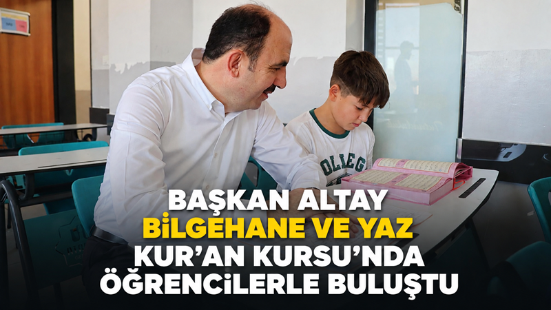 Konya Büyükşehir Belediye Başkanı Uğur İbrahim Altay, Sultan Alparslan Bilgehane