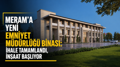 Konya’nın Meram ilçesinde güvenlik hizmetlerinin daha modern ve işlevsel şartlarda