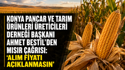 Konya Pancar ve Tarım Ürünleri Üreticileri Derneği Başkanı Ahmet Bestil,