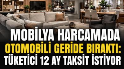 Türkiye genelinde 1.600 tüketiciyle yapılan araştırma, mobilyanın harcama önceliklerinde otomobilin