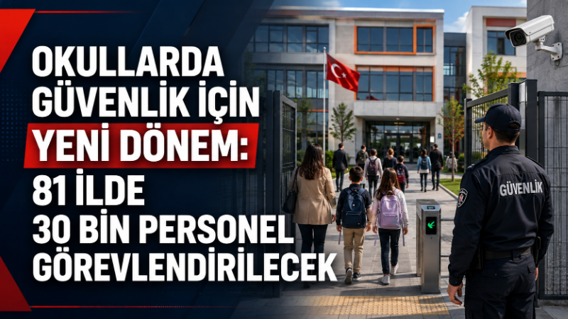 Kahramanmaraş ve Şanlıurfa'da yaşanan saldırıların ardından okullarda güvenliğin artırılmasına yönelik