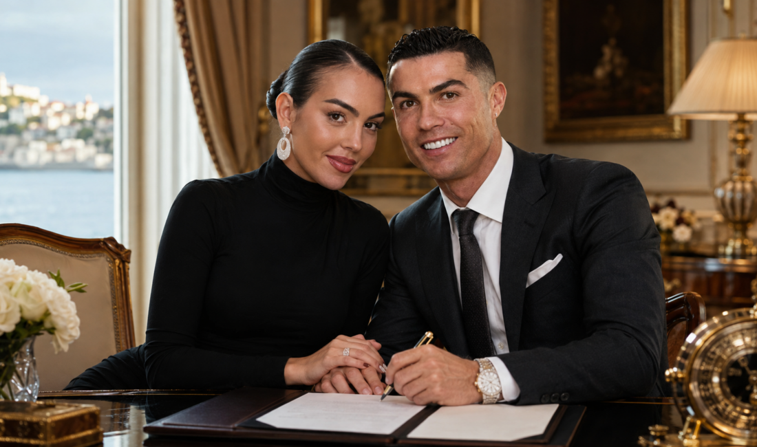 Cristiano Ronaldo ile Georgina Rodríguez’in Portekiz’deki nikâhlarından bir gün önce