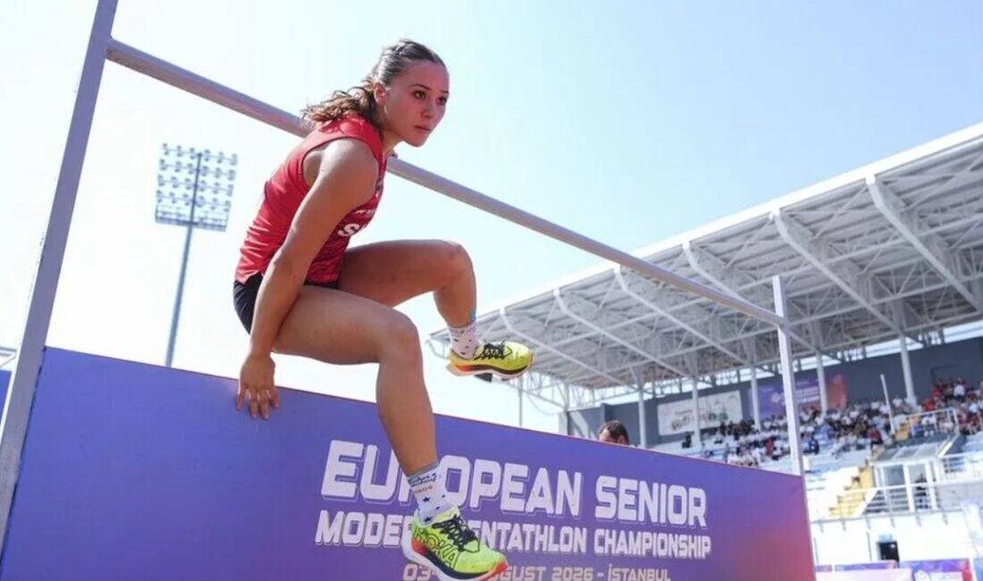 Milli pentatlet İlke Özyüksel Mihrioğlu, İstanbul’da düzenlenen 2026 Avrupa Modern