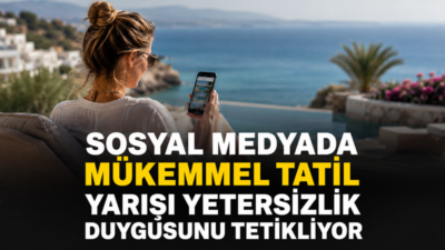 Sosyal medyada paylaşılan kusursuz tatil görüntülerinin, kişilerin kendi yaşamlarını başkalarıyla