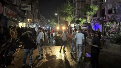 Suriye’nin başkenti Şam yakınlarındaki Ceramana’da yolcu minibüsüne yerleştirilen el yapımı