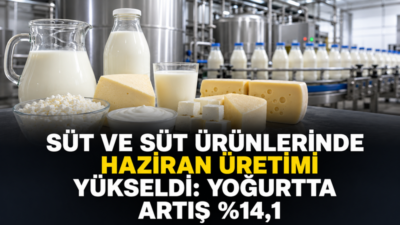 Türkiye İstatistik Kurumu verilerine göre ticari süt işletmelerinin topladığı inek