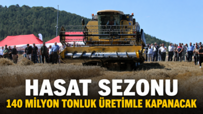 Tarım ve Orman Bakanı İbrahim Yumaklı, Türkiye'nin 2026 hasat sezonunu