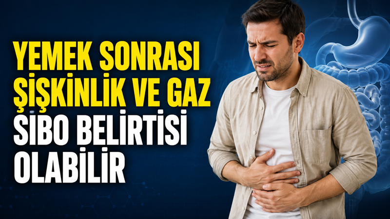 Yemeklerden sonra karında belirgin şişkinlik, gün içinde artan gaz, karın
