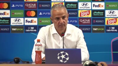 Fenerbahçe Teknik Direktörü İsmail Kartal, UEFA Şampiyonlar Ligi’nde Roma ile