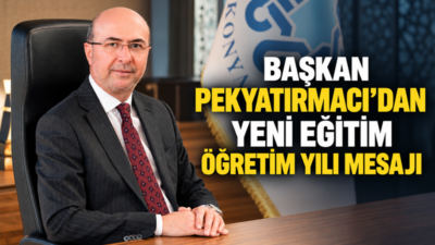 Selçuklu Belediye Başkanı Ahmet Pekyatırmacı, 14 Eylül’de başlayacak 2026-2027 eğitim
