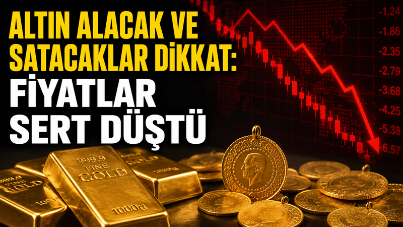 Altın piyasasında gün içinde sert hareketler yaşandı. ABD’de açıklanan güçlü