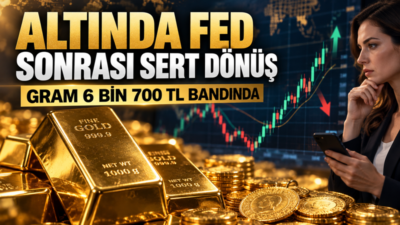 Altın piyasasında tansiyon yüksek. ABD Merkez Bankası’nın faiz artırımı sonrasında