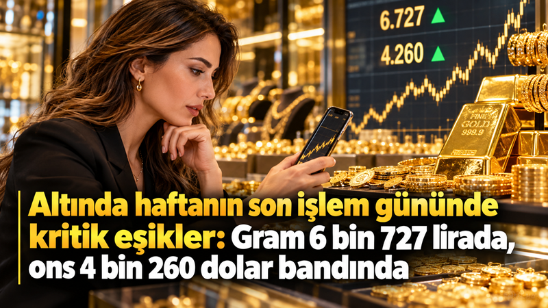 Altın piyasası 25 Eylül Cuma sabahına dalgalı başladı. Gram altın,