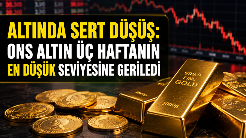 Altın fiyatlarında son günlerde etkili olan satış baskısı 2 Eylül