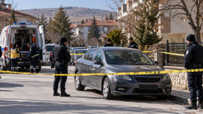 Ankara’nın Çubuk ilçesinde bir süredir park halinde bulunan otomobilde 31
