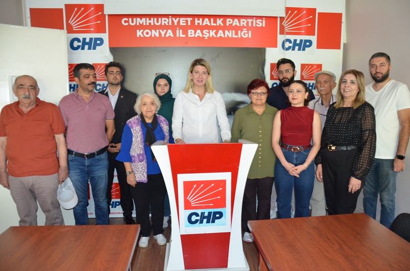 Cumhuriyet Halk Partisi’nin 103. kuruluş yıl dönümü dolayısıyla CHP Konya
