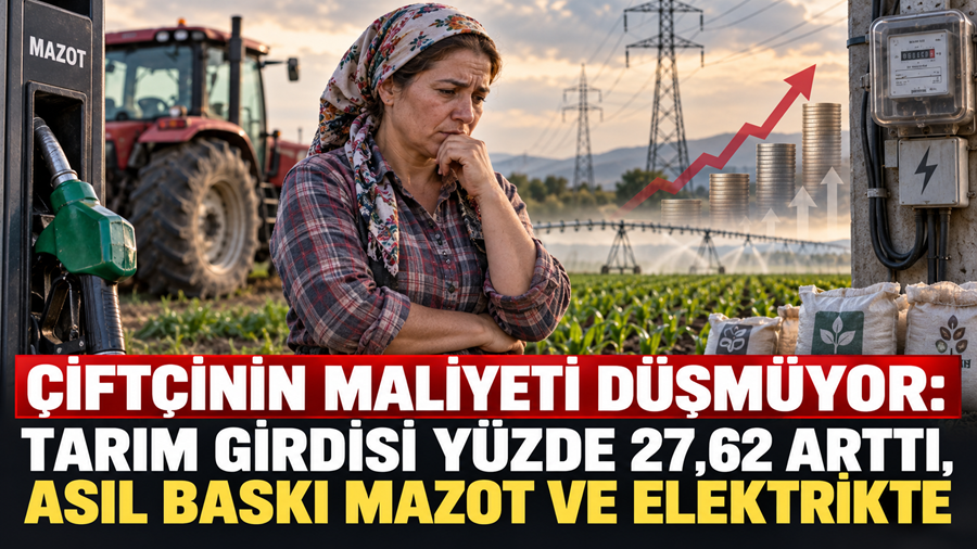 Tarımda üretim maliyetlerinin nabzını tutan Temmuz 2026 verileri, yıllık artış